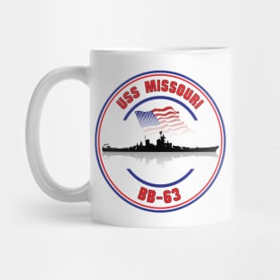 USS Missouri BB-63 Mug
